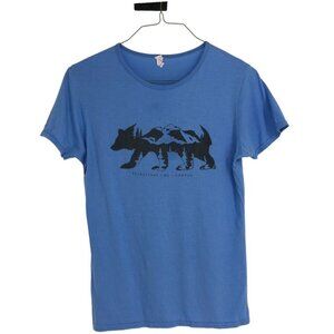 Jerico Periwinkle Revelstoke Bear Graphic Short Sleeve Crew Neck T-shirt  L